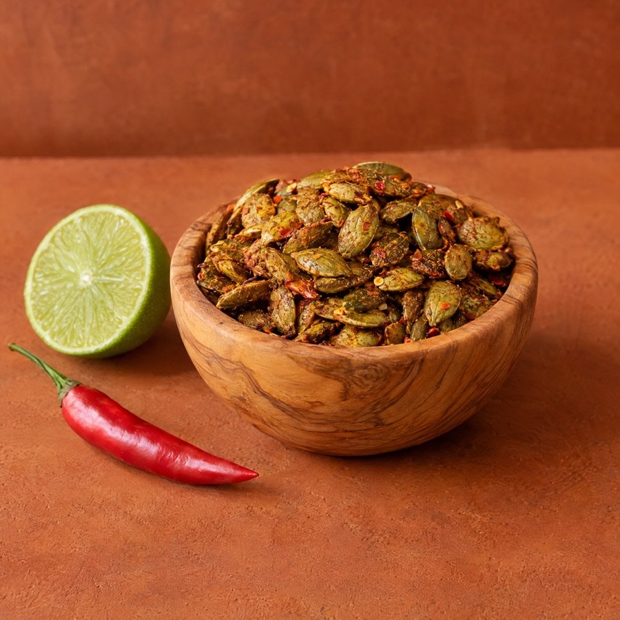 Chilli Lime Roasted Pumpkin Seeds