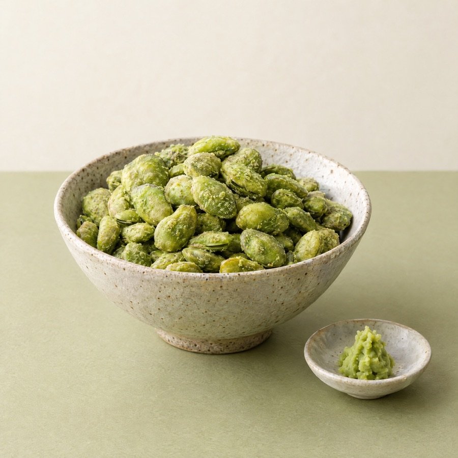 Wasabi Roasted Edamame
